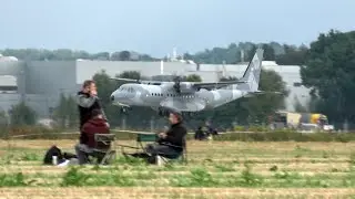 4Kᵁᴴᴰ Very Low Takeoff CASA C-295M Military Transport Aircraft