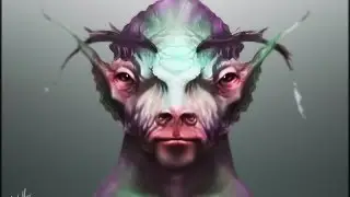 Creature Design - Photoshop Speedpaint - BlackEyes