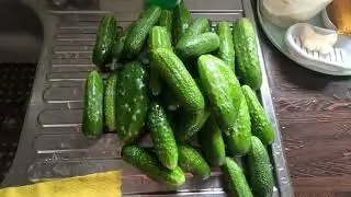 Мой рецепт солёных огурцов