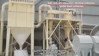 Quartz Powder Making Line #grinding #mill #ballmill #quartz #jycrusher