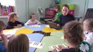 Нота РЕ  (музыка, ноты для детей 4-6 лет)