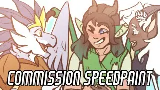 The Girls Are Talking-- Speedpaint Commission