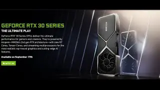 Welcome To The New Geforce RTX 3080