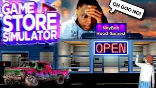 Opening the Most GHETTO Gaming Shop EVER in a Game Store Simulator! - Part 1