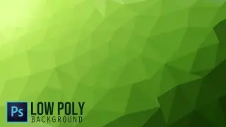 How to make a Low Poly Background/Wallpaper Design Photoshop Tutorial