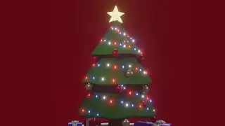 Blender Low Poly Christmas Tree Animation