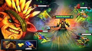 10Min Aghanim Bristleback🔥🔥29 Kills Brutal Farm Hero + Rampage🔥