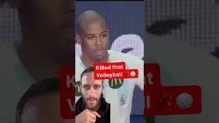 Wow! Do you know that feeling? I’m pretty sure he missed the ball a little even! #volleyball