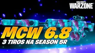 *3 TIROS* BUFFARAM A MCW 6.8 E ELA ESTÁ UM MONSTRO!! | CLASSE MCW 6.8 WARZONE