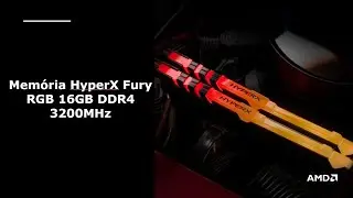 🔥 Memória HyperX Fury RGB 16GB DDR4 3200MHz