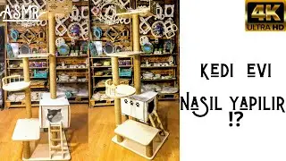 Kedi Evi Nasıl Yapılır ⁉ 4 Katlı Kedi Evi | Görkemli Kedi Evi |😻
