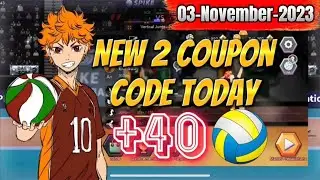 New 2 Coupon Code Today | 03-November-2023 | The Spike Volleyball Story