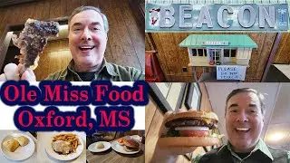 Southern Food Travel Guide: Ole Miss Food in Oxford, MS at Beacon Restaurant Best Burger Search