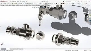 Ball valve design part 02 | How to design ball valve in Solidworks