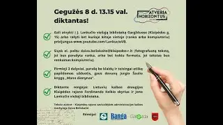 Diktantas apie Klaipėdos kraštą