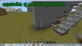 Tutorial Escada que sai da parede Minecraft