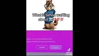 what is simon waffling about