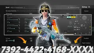 New Update 3.3⚡Best Sensitivity Code + Control Settings Pubg Mobile/Bgmi Sensitivity 2024