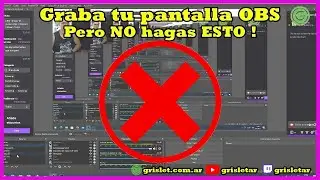 Como Grabar la pantalla de OBS | Cuidado con el loop