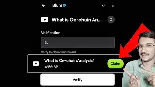 What is On-chain Analysis? Blum Code | Blum Code What is On-chain Analysis ? Blum Youtube Video Code