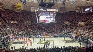 Mackey Arena pre-Indiana intro