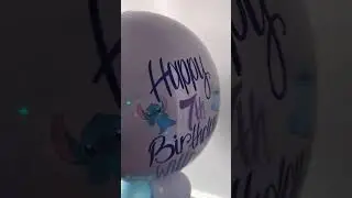 Birthday Party Balloons with a Pop #shorts