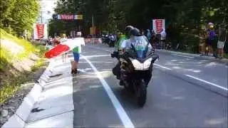 Tour de France 2014 - Col de Chamrousse - 5 kms de l'arrivée !!! 