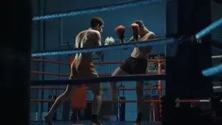 Men Practicing Box on Ring | Stock Footage - Videohive