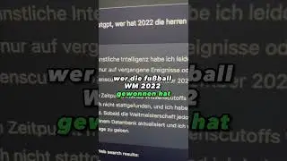 Trick wie ChatGPT auf JEDE Frage antworten kann 🤖🤝 #chatgpt #openai #künstlicheintelligenz #shorts
