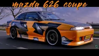 Mazda 626 Coupe The Orange Lion (4K)