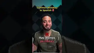 Don't Make These Mistakes In Spanish | Learn Spanish