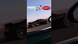 SSC tuatara VS Bugatti, SSC tuatara acceleration, SSC Tuatara exhaust sound 