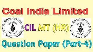 CIL Management Trainee (HR) Question Paper 2020 (Part-4) || Coal India Limited || PSU HR