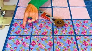 PATCHWORK Beautiful and SO FAST! Nobody Tells You This SECRET! LET'S SEW 😉
