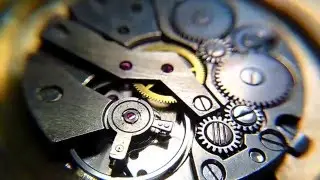 Часы Слава 2414 / USSR watch Slava in macro