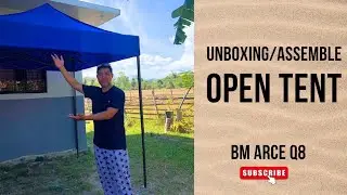 OPEN TENT FOR BUSINESS | UNBOXING TO ASSEMBLE