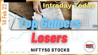 Which is the best intraday trading?  Today Top Gainers | Top Losers Nifty50 Stocks |14 Feb #intraday