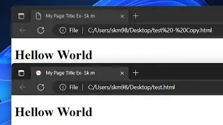 html titile tag icon | tab icon | How To Add a Favicon in HTML