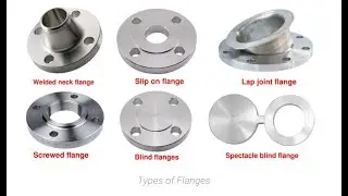 PIPING DIFFERENT TYPES OF FLANGES AND PIPE FITTING