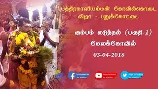 கும்பம் எடுத்தல் (பகுதி-1) 2018 புதுக்கோட்டை