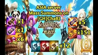 Summoners War 8th Year Anniversary Mass Summons to ChaRJ's account