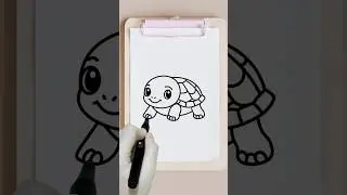 how to draw a turtle