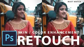 Retouching in Photoshop | How to Retouch Skin in Photoshop | Photoshop tutorial | Adobe Photoshop