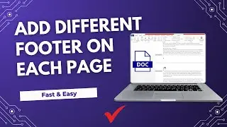 How to Add Different Footers on Each Page in MS Word (Step-by-Step Guide)