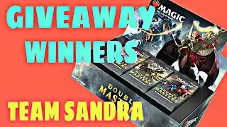 TEAM SANDRA GIVEAWAY WINNERS
