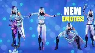 ALL Fortnite Chapter 2 Battle Pass EMOTES.! (Droop, Boing, Highfive!)