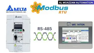 WEINTEK MT8071iE to DELTA VFD-M: Modbus-RTU via RS485 Tutorial