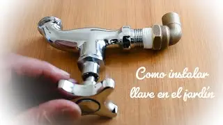 Como instalar un grifo en el jardín
