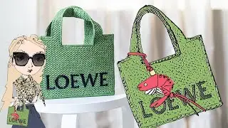 LOEWE Small Font Tote - Paula´s Ibiza 2023 - LOEWE unboxing - can´t believe how much fits inside !