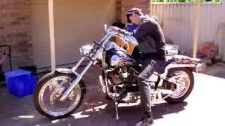 How to start a big inch Harley motor in cold weather